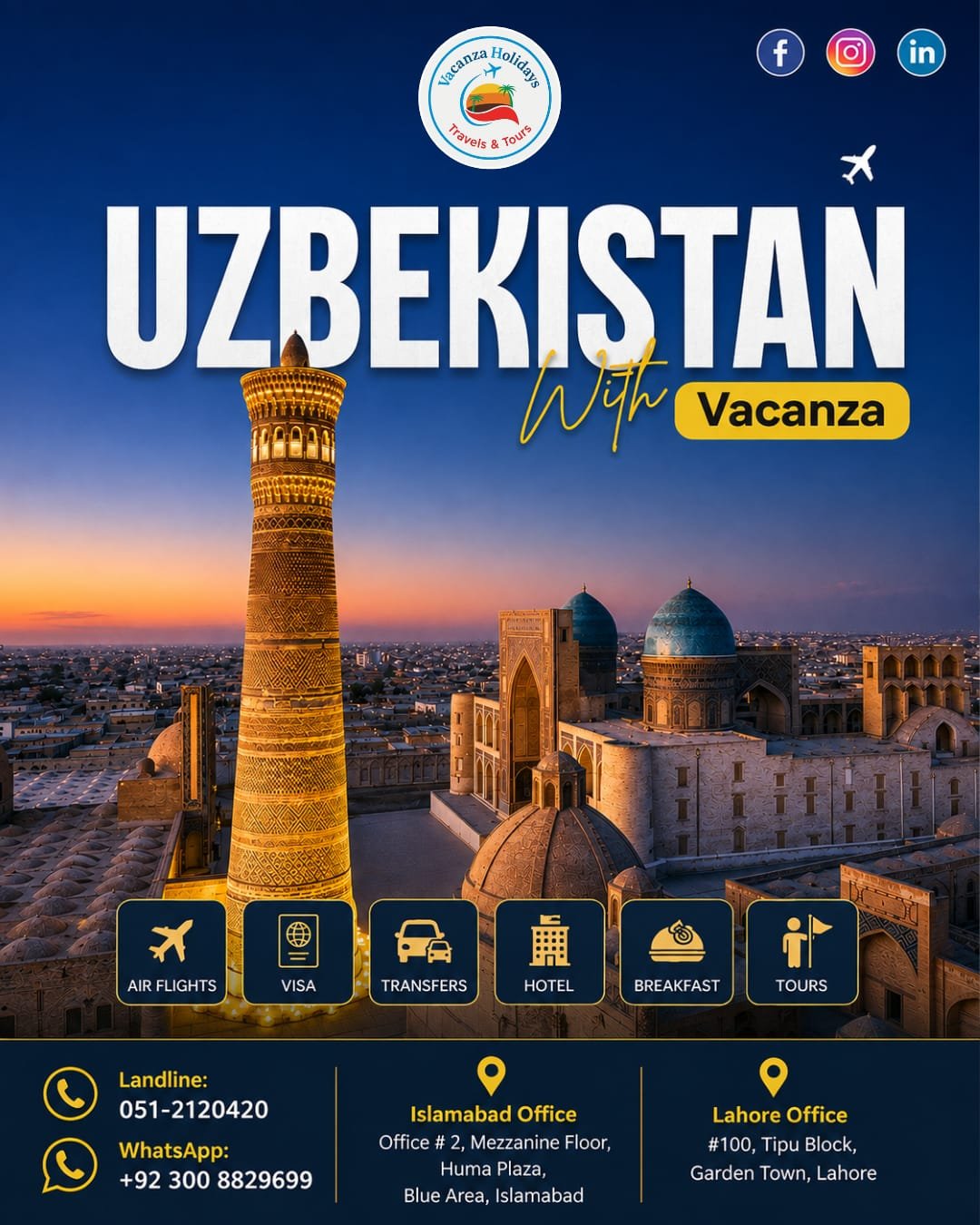 Uzbekistan sunset